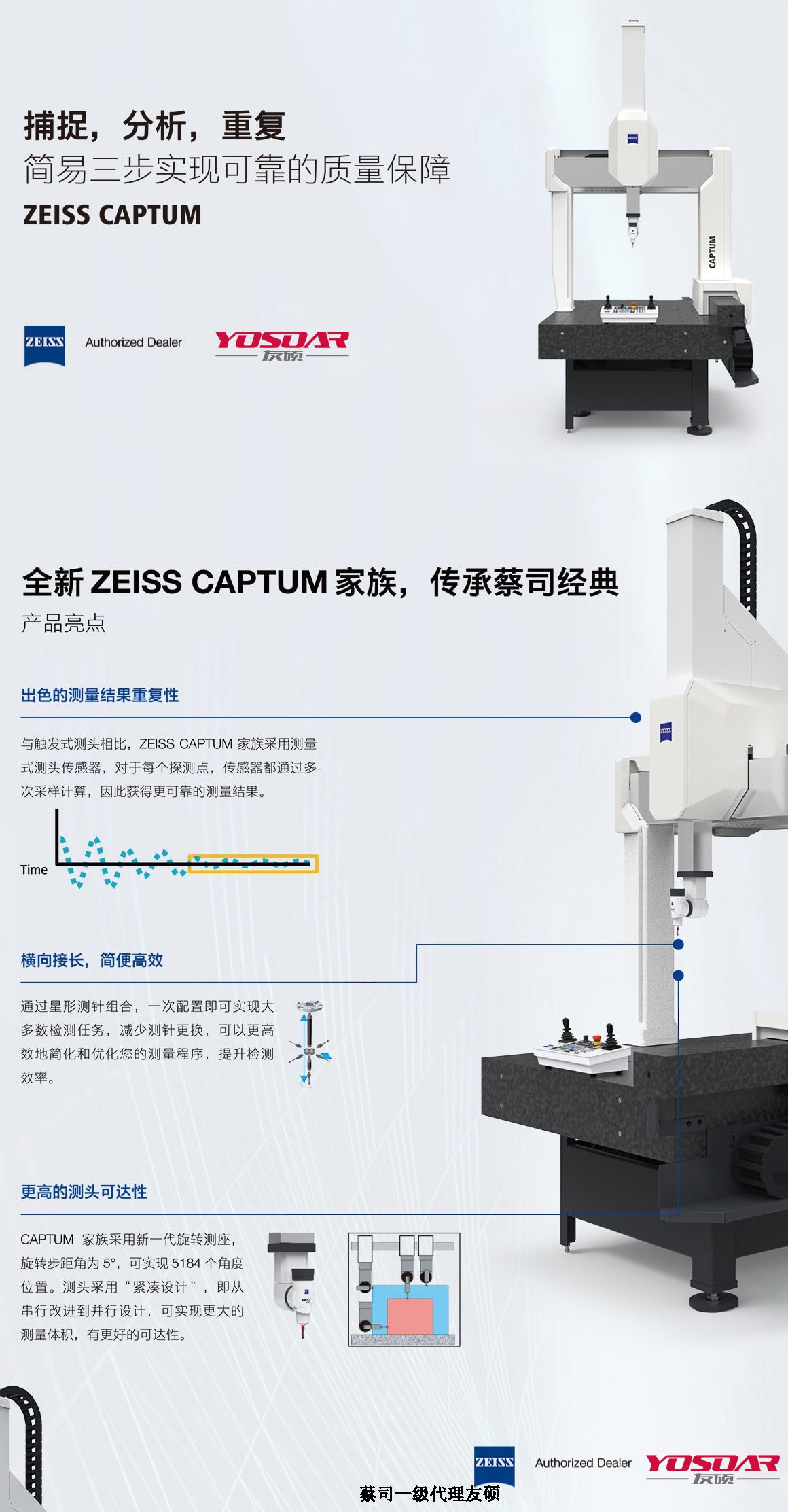 泰安蔡司三坐标CAPTUM